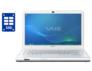 БУ Ноутбук Sony Vaio VPCCA2S1E / 14&quot; (1366x768) TN / Intel Core i3-2310M (2 (4) ядра по 2.1 GHz) / 8 GB DDR3 / 240 GB SSD / AMD Radeon HD 6470M / WebCam / Win 10 Pro из Европы в Одесі