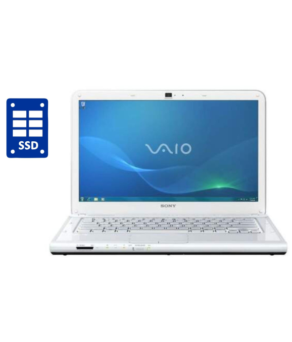 Ноутбук Sony Vaio VPCCA2S1E / 14&quot; (1366x768) TN / Intel Core i3-2310M (2 (4) ядра по 2.1 GHz) / 8 GB DDR3 / 240 GB SSD / AMD Radeon HD 6470M / WebCam / Win 10 Pro - 1
