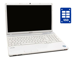 БУ Ноутбук Sony Vaio 71911M / 15.6&quot; (1366x768) TN / Intel Core i3-2330M (2 (4) ядра по 2.2 GHz) / 8 GB DDR3 / 240 GB SSD / Intel HD Graphics 3000 / WebCam / Win 10 Pro из Европы в Одесі