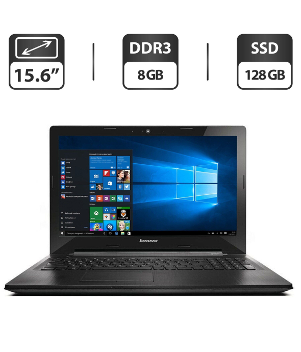 Ноутбук Б-класс Lenovo G50-70 / 15.6&quot; (1920x1080) TN / Intel Pentium 3558U (2 ядра по 1.7 GHz) / 8 GB DDR3 / 128 GB SSD / Intel HD Graphics 4400 / WebCam / DVD-ROM / HDMI - 1