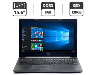 БУ Ноутбук Lenovo G50-70 / 15.6&quot; (1366x768) TN / Intel Core i3-4030U (2 (4) ядра по 1.9 GHz) / 8 GB DDR3 / 128 GB SSD / Intel HD Graphics 4400 / WebCam / DVD-ROM / HDMI из Европы в Одесі