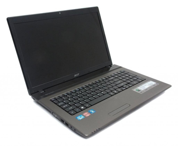 Ноутбук Acer Aspire 7750 / 17.3&quot; (1600x900) TN / Intel Core i3-2330M (2 (4) ядра по 2.2 GHz) / 8 GB DDR3 / 240 GB SSD / Intel HD Graphics 3000 / WebCam / DVD-RW / Win 10 Pro - 3