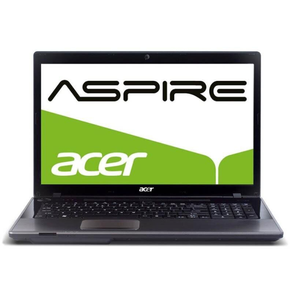 Ноутбук Acer Aspire 7750 / 17.3&quot; (1600x900) TN / Intel Core i3-2330M (2 (4) ядра по 2.2 GHz) / 8 GB DDR3 / 240 GB SSD / Intel HD Graphics 3000 / WebCam / DVD-RW / Win 10 Pro - 2