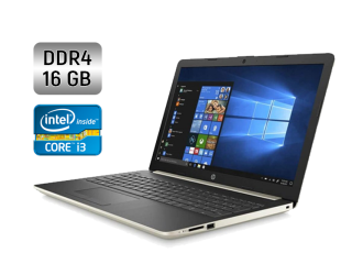 БУ Ноутбук HP 15-dy1074nr / 15.6&quot; (1366x768) TN Touch / Intel Core i3-1005G1 (2 (4) ядра по 1.2 - 3.4 GHz) / 16 GB DDR4 / 512 GB SSD / Intel UHD Graphics / WebCam / Windows 10 из Европы в Одесі