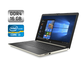 БУ Ноутбук HP 15-dy1074nr / 15.6&quot; (1366x768) TN Touch / Intel Core i3-1005G1 (2 (4) ядра по 1.2 - 3.4 GHz) / 16 GB DDR4 / 512 GB SSD / Intel UHD Graphics / WebCam / Windows 10 из Европы в Одесі