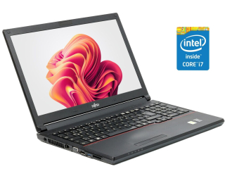 БУ Ноутбук Fujitsu Lifebook E544 / 14&quot; (1366x768) TN / Intel Core i3-4000M (2 (4) ядра по 2.4 GHz) / 8 GB DDR3 / 128 GB SSD + 500 GB HDD / Intel HD Graphics 4600 / WebCam  из Европы в Одессе