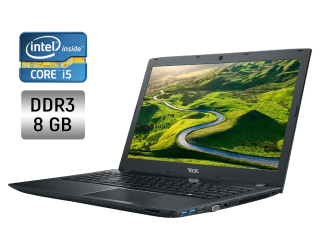 БУ Ноутбук Б-класс Acer Aspire E15 / 15.6&quot; (1920x1080) TN / Intel Core i5-6200U (2 (4) ядра по 2.3 - 2.8 GHz) / 8 GB DDR3 / 128 GB SSD + 1000 GB HDD / Intel HD Graphics 520 / WebCam / HDMI из Европы в Одесі