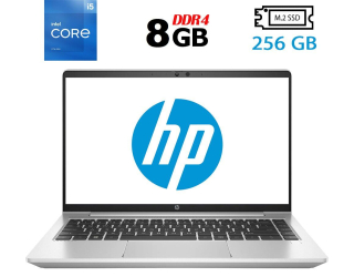 БУ Ультрабук HP ProBook 440 G8 / 14&quot; (1920x1080) IPS Touch / Intel Core i5-1135G7 (4 (8) ядра по 2.4 - 4.2 GHz) / 8 GB DDR4 / 256 GB SSD M.2 / Intel Iris Xe Graphics / WebCam / USB 3.1 / HDMI из Европы в Одессе