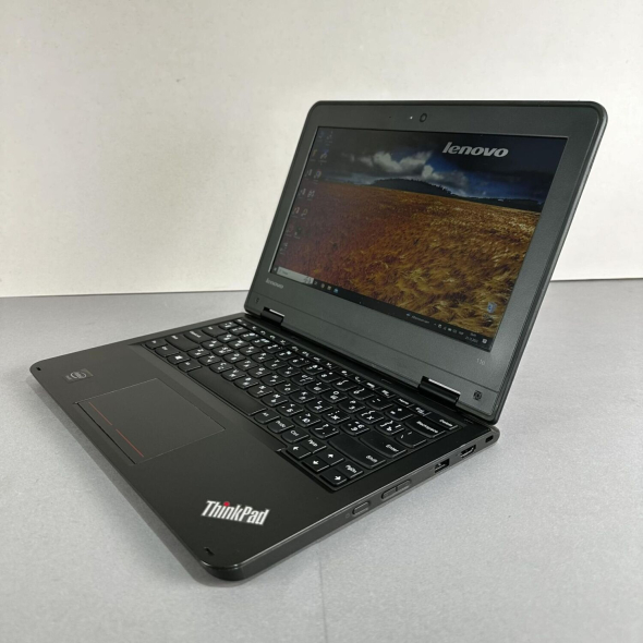 Нетбук Lenovo ThinkPad 11e / 11.6&quot; (1366x768) TN / Intel Celeron N2940 (4 ядра по 1.83 - 2.25 GHz) / 4 GB DDR4 / 128 GB SSD / WebCam - 10