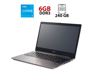 БУ Ультрабук Б-класс Fujitsu LifeBook U904 / 14&quot; (3200x1800) IPS / Intel Core i5-4300U (2 (4) ядра по 1.9 - 2.9 GHz) / 6 GB DDR3 / 240 GB SSD / Intel HD Graphics 4400 / WebCam из Европы в Одесі