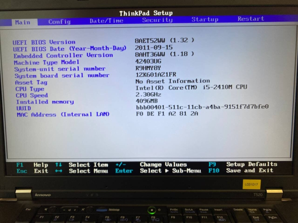 Ноутбук Б-класс Lenovo ThinkPad T520 / 15.6&quot; (1366x768) TN / Intel Core i5-2410M (2 (4) ядра по 2.3 - 2.9 GHz) / 8 GB DDR3 / 120 GB SSD / Intel HD Graphics 3000 / WebCam / DisplayPort - 11