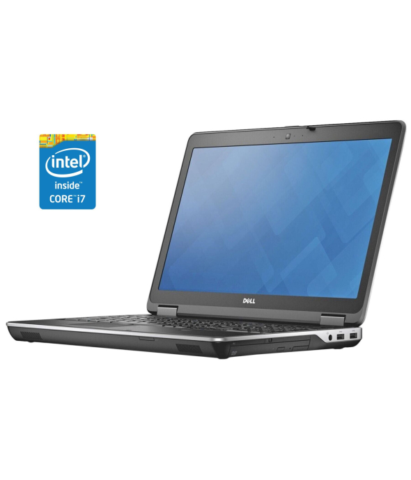 Ноутбук Dell Latitude E6540 / 15.6&quot; (1920x1080) IPS / Intel Core i7-4810MQ (4 (8) ядра по 2.8 - 3.8 GHz) / 8 GB DDR3 / 240 GB SSD / Intel HD Graphics 4600 / DVD-ROM / Win 10 Pro - 1