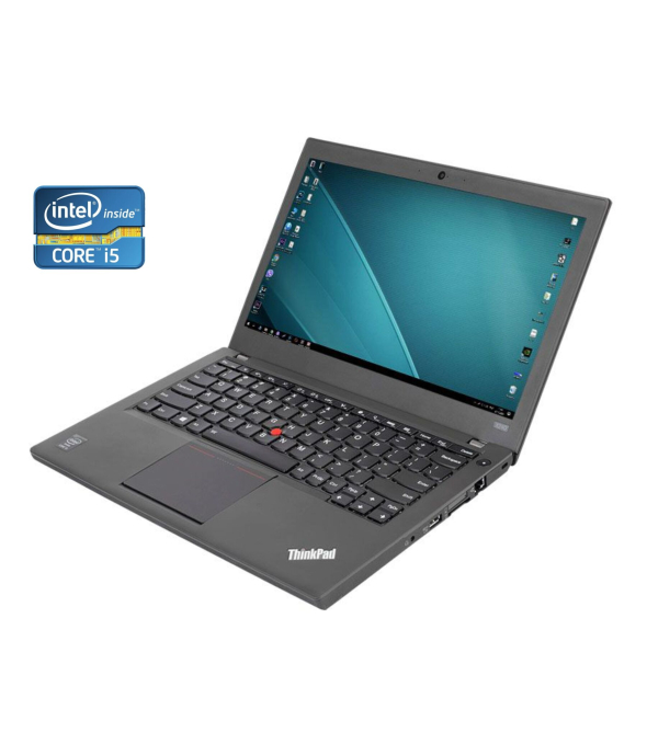 Нетбук Lenovo ThinkPad X240 / 12.5&quot; (1366x768) TN / Intel Core i5-4300U (2 (4) ядра по 1.9 - 2.9 GHz) / 8 GB DDR3 / 240 GB SSD / Intel HD Graphics 4400 / WebCam / Win 10 Pro - 1