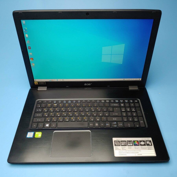 Игровой ноутбук Acer Aspire E5-774G-52W1 / 17.3&quot; (1920x1080) TN / Intel Core i5-7200U (2 (4) ядра по 2.5 - 3.1 GHz) / 8 GB DDR4 / 256 GB SSD / nVidia GeForce 940MX, 2 GB DDR3, 64-bit / WebCam / Win 10 Home - 8