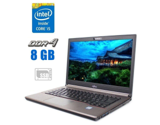 БУ Ноутбук Fujitsu LifeBook E746 / 14&quot; (1366x768) TN / Intel Core i5-6200U (2 (4) ядра по 2.3 - 2.8 GHz) / 8 GB DDR4 / 480 GB SSD / Intel HD Graphics 520 / WebCam из Европы в Одесі