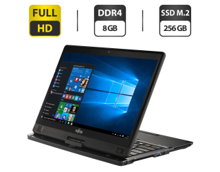 БУ Ноутбук-трансформер Б-класс Fujitsu LifeBook T939 / 13.3&quot; (1920x1080) IPS Touch / Intel Core i5-8365U (4 (8) ядра по 1.6 - 4.1 GHz) / 8 GB DDR4 / 256 GB SSD M.2 / Intel UHD Graphics 620 / WebCam / Windows 10 Pro / Без стилуса из Европы в Одессе