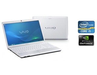 БУ Ноутбук Sony VAIO VPC-EJ1M1E / 17.3&quot; (1600x900) TN / Intel Core i5-2410M (2 (4) ядра по 2.3 - 2.9 GHz) / 8 GB DDR3 / 240 GB SSD / nVidia GeForce 410M, 1 GB DDR3, 64-bit / WebCam / Win 10 Pro из Европы