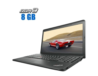 БУ Ноутбук Lenovo ThinkPad E531 / 15.6&quot; (1366x768) TN / Intel Core i3-3120M (2 (4) ядра по 2.5 GHz) / 8 GB DDR3 / 120 GB SSD / Intel HD Graphics 4000 / WebCam из Европы в Одессе