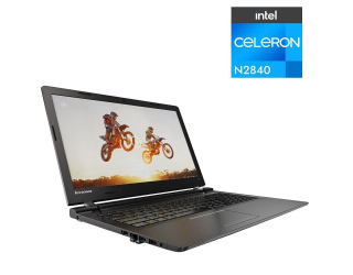 БУ Ноутбук Б-класс Lenovo IdeaPad 100-15IBY / 15.6&quot; (1366x768) TN / Intel Celeron N2840 (2 ядра по 2.16 - 2.58 GHz) / 4 GB DDR3 / 120 GB SSD / Intel HD Graphics / WebCam из Европы в Одесі