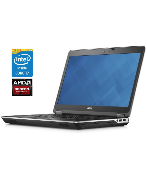 Ноутбук Dell Latitude E6440 / 14&quot; (1366x768) TN / Intel Core i5-4310M (2 (4) ядра по 2.7 - 3.4 GHz) / 8 GB DDR3 / 128 GB SSD / AMD Radeon HD 8690M, 2 GB GDDR5, 64-bit / WebCam - 1