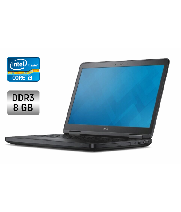Ноутбук Dell Latitude E5540 / 15.6&quot; (1366x768) TN / Intel Core i3-4010U (2 (4) ядра по 1.7 GHz) / 8 GB DDR3 / 256 GB SSD / Intel HD Graphics 4400 / WebCam / DVD-ROM - 1