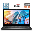 Ноутбук Б-класс Dell Latitude 7490 / 14" (1366x768) TN / Intel Core i5-8250U (4 (8) ядра по 1.6 - 3.4 GHz) / 8 GB DDR4 / 240 GB SSD M.2 / Intel UHD Graphics 620 / WebCam / USB 3.1 / HDMI / Windows 10 лицензия - 1