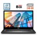 Ноутбук Б-класс Dell Latitude 7490 / 14" (1366x768) TN / Intel Core i5-8250U (4 (8) ядра по 1.6 - 3.4 GHz) / 8 GB DDR4 / 240 GB SSD M.2 / Intel UHD Graphics 620 / WebCam / USB 3.1 / HDMI / Windows 10 лицензия