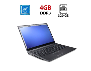 БУ Ноутбук Terra Mobile 1528 / 15.6&quot; (1366x768) TN / Intel Pentium B940 (2 ядра по 2.0 GHz) / 4 GB DDR3 / 320 GB HDD / Intel HD Graphics / WebCam из Европы в Одессе