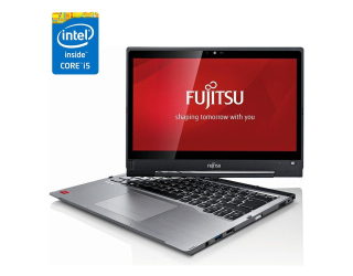 БУ Ноутбук-трансформер Fujitsu LifeBook T935 / 13.3&quot; (1920x1080) IPS Touch / Intel Core i5-5300U (2 (4) ядра по 2.3 - 2.9 GHz) / 8 GB DDR3 / 250 GB SSD / Intel HD Graphics 5500 / WebCam  из Европы в Одесі