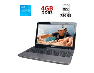 БУ Ноутбук Medion Akoya E6226 / 15.6&quot; (1366x768) TN / Intel Core i3-2310M (2 (4) ядра по 2.4 GHz) / 4 GB DDR3 / 750 GB HDD / Intel HD Graphics 3000 / WebCam из Европы в Одессе