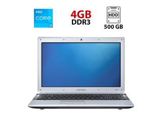БУ Ноутбук Б-класс Samsung RV515 / 15.6&quot; (1366x768) TN / Intel Core i3-370M (2 (4) ядра по 2.4 GHz) / 4 GB DDR3 / 500 GB HDD / nVidia GeForce 315M, 512 MB GDDR3, 64-bit / WebCam из Европы в Одесі