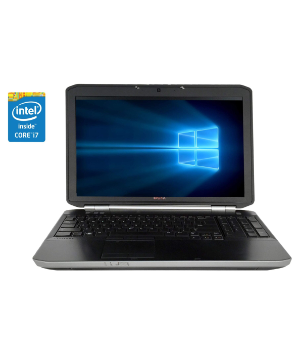 Ноутбук Б-класс Dell Latitude E5520 / 15.6&quot; (1366x768) TN / Intel Core i7-2640M (2 (4) ядра по 2.8 - 3.5 GHz) / 4 GB DDR3 / 500 GB HDD / Intel HD Graphics 3000 / WebCam / DVD-RW - 1
