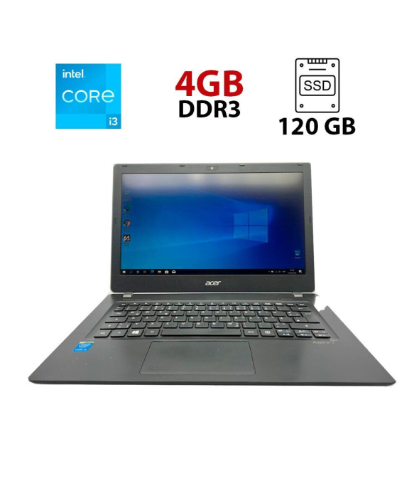 Ноутбук Acer TravelMate 5740 / 15.6&quot; (1366x768) TN / Intel Core i3-370M (2 (4) ядра по 2.4 GHz) / 4 GB DDR3 / 120 GB SSD / Intel HD Graphics / WebCam - 1