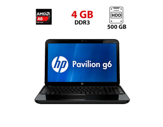 БУ Ноутбук HP Pavilion g6-2349sr / 15.6&quot; (1366x768) TN / AMD A6-4400M (2 ядра по 2.7 - 3.2 GHz) / 4 GB DDR3 / 500 GB HDD / AMD Radeon HD 7520G / WebCam из Европы в Одессе