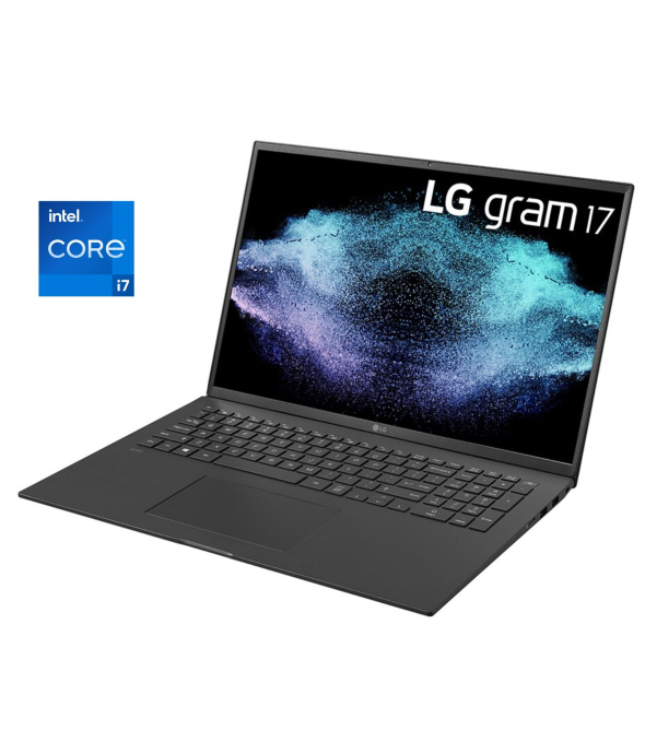 Ультрабук LG Gram 17 17Z90P / 17&quot; (2560x1600) IPS / Intel Core i7-1165G7 (4 (8) ядра по 2.8 - 4.7 GHz) / 16 GB DDR4 / 1000 GB SSD / Intel Iris Xe Graphics / WebCam / Win 11 Home - 1