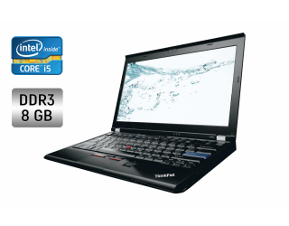 БУ Нетбук Lenovo X220 / 12.5&quot; (1366x768) IPS / Intel Core i5-2520M (2 (4) ядра по 2.5 - 3.2 GHz) / 8 GB DDR3 / 300 GB HDD / Intel HD Graphics 3000 / WebCam / Fingerprint из Европы в Одессе