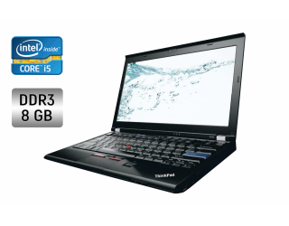 БУ Нетбук Lenovo X220 / 12.5&quot; (1366x768) IPS / Intel Core i5-2520M (2 (4) ядра по 2.5 - 3.2 GHz) / 8 GB DDR3 / 300 GB HDD / Intel HD Graphics 3000 / WebCam / Fingerprint из Европы в Одесі