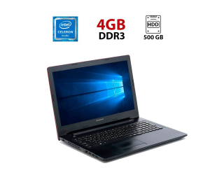 БУ Ноутбук Lenovo G50-70 / 15.6&quot; (1366x768) TN / Intel Celeron 2957U (2 ядра по 1.4 GHz) / 4 GB DDR3 / 500 GB HDD / Intel HD Graphics / WebCam из Европы в Одессе
