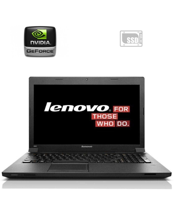Ноутбук Lenovo B590 / 15.6&quot; (1366x768) TN / Intel Celeron 1000M (2 ядра по 1.8 GHz) / 4 GB DDR3 / 120 GB SSD / nVidia GeForce GT 720M, 1 GB DDR3, 64-bit / WebCam / Без АКБ - 1