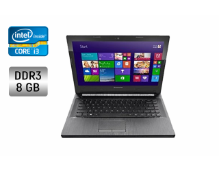 БУ Ноутбук Lenovo 80KY / 14&quot; (1366x768) TN / Intel Core i3-4005U (2 (4) ядра по 1.7 GHz) / 8 GB DDR3 / 240 GB SSD / Intel HD Graphics 4400 / WebCam / HDMI из Европы в Одессе