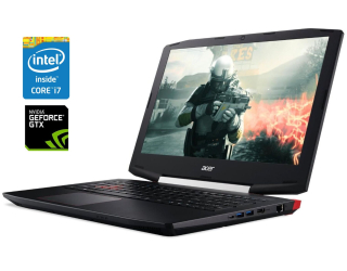 БУ Игровой ноутбук Б-класс Acer Aspire VX5-591G-75RM / 15.6&quot; (1920x1080) IPS / Intel Core i7-7700HQ (4 (8) ядра по 2.8 - 3.8 GHz) / 16 GB DDR4 / 256 GB SSD / nVidia GeForce GTX 1050 Ti, 4 GB GDDR5, 128-bit / WebCam / Win 10 Home из Европы в Одесі