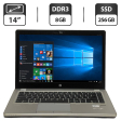 Ультрабук Б-класс HP EliteBook Folio 9470m / 14" (1366x768) TN / Intel Core i5-3427U (2 (4) ядра по 1.8 - 2.8 GHz) / 8 GB DDR3 / 256 GB SSD / Intel HD Graphics 4000 / WebCam / VGA / Windows 10 Pro - 1