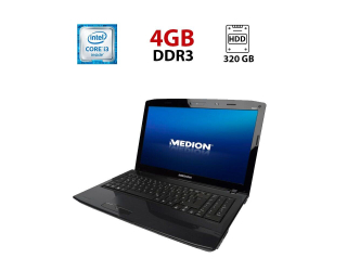 БУ Ноутбук Medion Akoya E6622 / 15.6&quot; (1366x768) TN / Intel Core i3-350M (2 (4) ядра по 2.26 GHz) / 4 GB DDR3 / 320 GB HDD / nVidia GeForce GT 310M, 512 MB DDR3, 64-bit / WebCam из Европы в Одессе