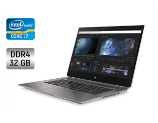 БУ Ультрабук HP ZBook Studio G5 / 15.6&quot; (1920x1080) IPS / Intel Core i7-9750H (6 (12) ядер по 2.6 - 4.5 GHz) / 32 GB DDR4 / 512 GB SSD / Intel UHD Graphics 630 / WebCam / Fingerprint из Европы в Одессе