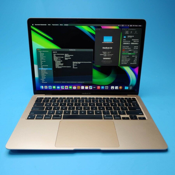 Ультрабук Apple MacBook Air 13 2020 A2337 / 13.3&quot; (2560x1600) IPS / Apple M1 (8 ядер по 2.1 - 3.2 GHz) / 16 GB DDR3 / 512 GB SSD / Apple M1 Graphics / WebCam / MacOS - 3