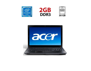 БУ Ноутбук Acer Aspire ES1-111M / 11.6&quot; (1366x768) TN / Intel Celeron N2840 (2 ядра по 2.16 - 2.58 GHz) / 2 GB DDR3 / 30 GB SSD / Intel HD Graphics / WebCam из Европы в Одесі
