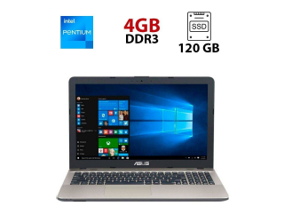 БУ Ноутбук Asus X541N / 15.6&quot; (1366x768) TN / Intel Pentium N4200 (4 ядра по 1.1 - 2.5 GHz) / 4 GB DDR3 / 120 GB SSD / Intel HD Graphics / WebCam из Европы