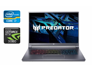 БУ Игровой ноутбук Acer Predator Triton 500 SE / 16&quot; (2560x1600) IPS / Intel Core i7-11800H (8 (16) ядер по 2.3 - 4.6 GHz) / 16 GB DDR4 / 512 GB SSD / nVidia GeForce RTX 3060, 6 GB GDDR6, 192-bit / WebCam / Windows 10 из Европы в Одессе