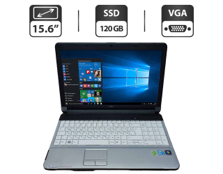 БУ Ноутбук Б-класс Fujitsu LifeBook A530 / 15.6&quot; (1366x768) TN / Intel Core i3-380M (2 (4) ядра по 2.53 GHz) / 4 GB DDR3 / 120 GB SSD / Intel HD Graphics / WebCam / VGA из Европы в Одесі