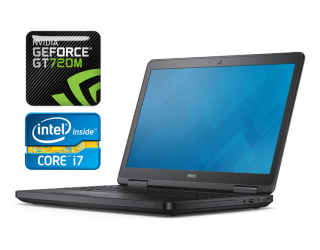 БУ Ноутбук Б-класс Dell Latitude E5540 / 15.6&quot; (1920x1080) IPS / Intel Core i7-4600U (2 (4) ядра по 2.1 - 3.3 GHz) / 8 GB DDR3 / 240 GB SSD / nVidia GeForce GT 720M, 2 GB DDR3, 64-bit / WebCam / Windows 10 из Европы в Одессе